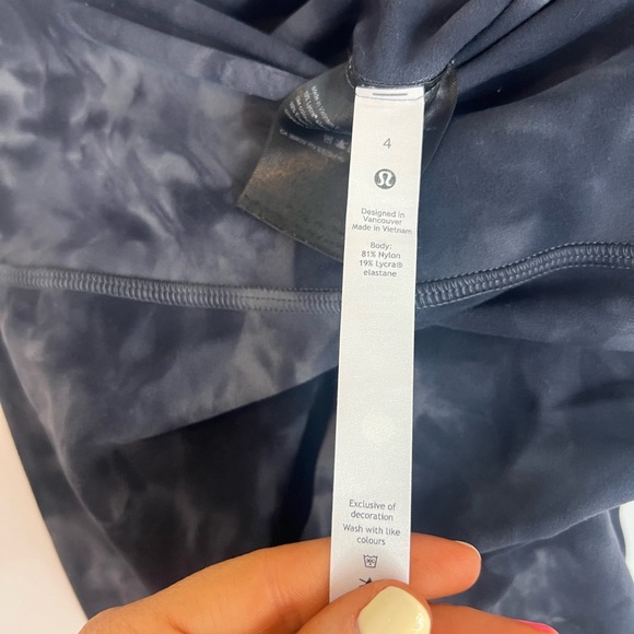 lululemon Align space dye biker Short size 4 - Picture 10 of 16